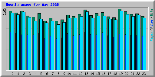 Hourly usage for May 2026
